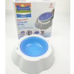 Cooling and refreshing dog and cat bowls for summer, a hot-selling export item, portable pet bowls for cats and dogs.