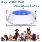 Cooling and refreshing dog and cat bowls for summer, a hot-selling export item, portable pet bowls for cats and dogs.