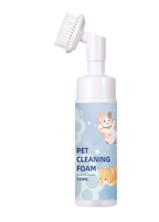 Pet paw cleaning foam brush for dog paws, cleaning and care, stain removal, no-rinse foam, cat paw dry shampoo foam
