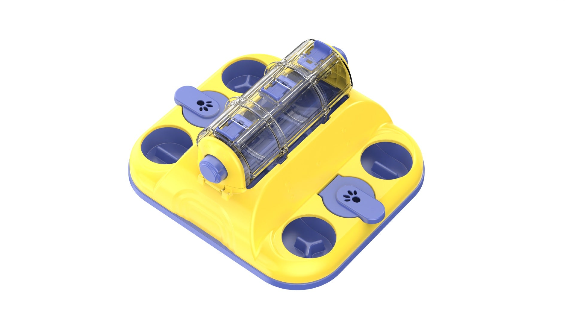 Popular pet feeder, Amazon dog toy, educational, push-button food dispenser, wholesale slow food bowl.