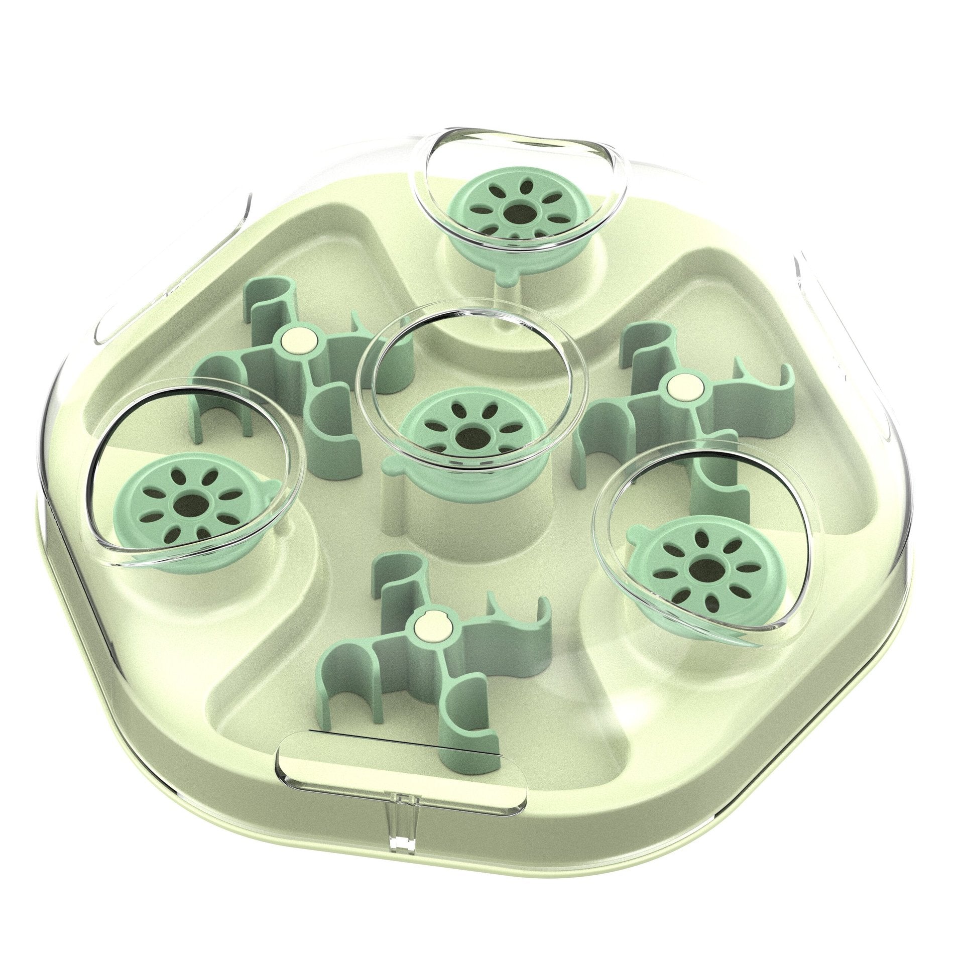 Popular pet feeder, Amazon dog toy, educational, push-button food dispenser, wholesale slow food bowl.