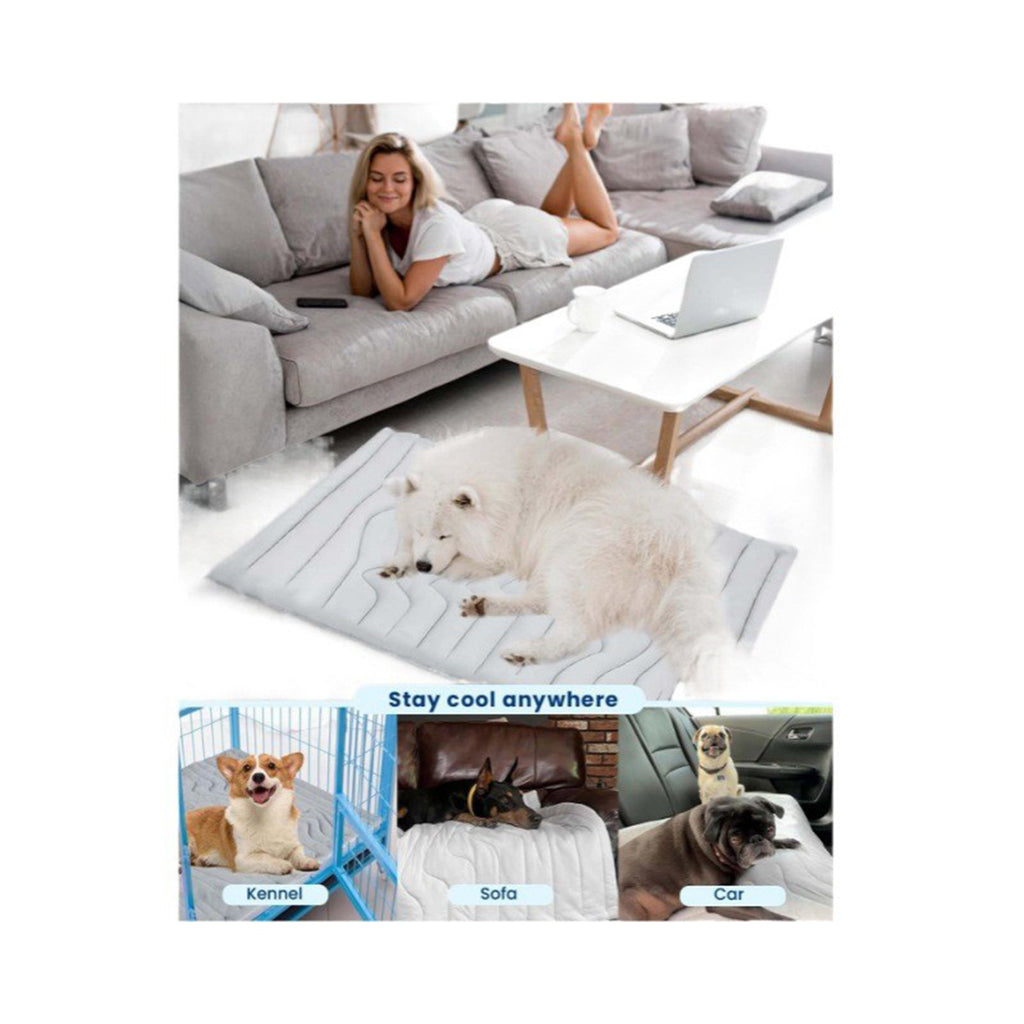 Factory direct supply of pet cooling mats, summer cooling pads, heatstroke prevention and cooling dog mats, portable dog beds, waterproof dog kennels.