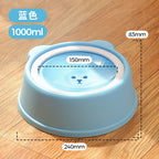 Floating water bowl for dogs that keeps their mouths dry, automatic water dispenser for cats, anti-tipping cat bowl, pet water bowl, dog bowl, pet bowl