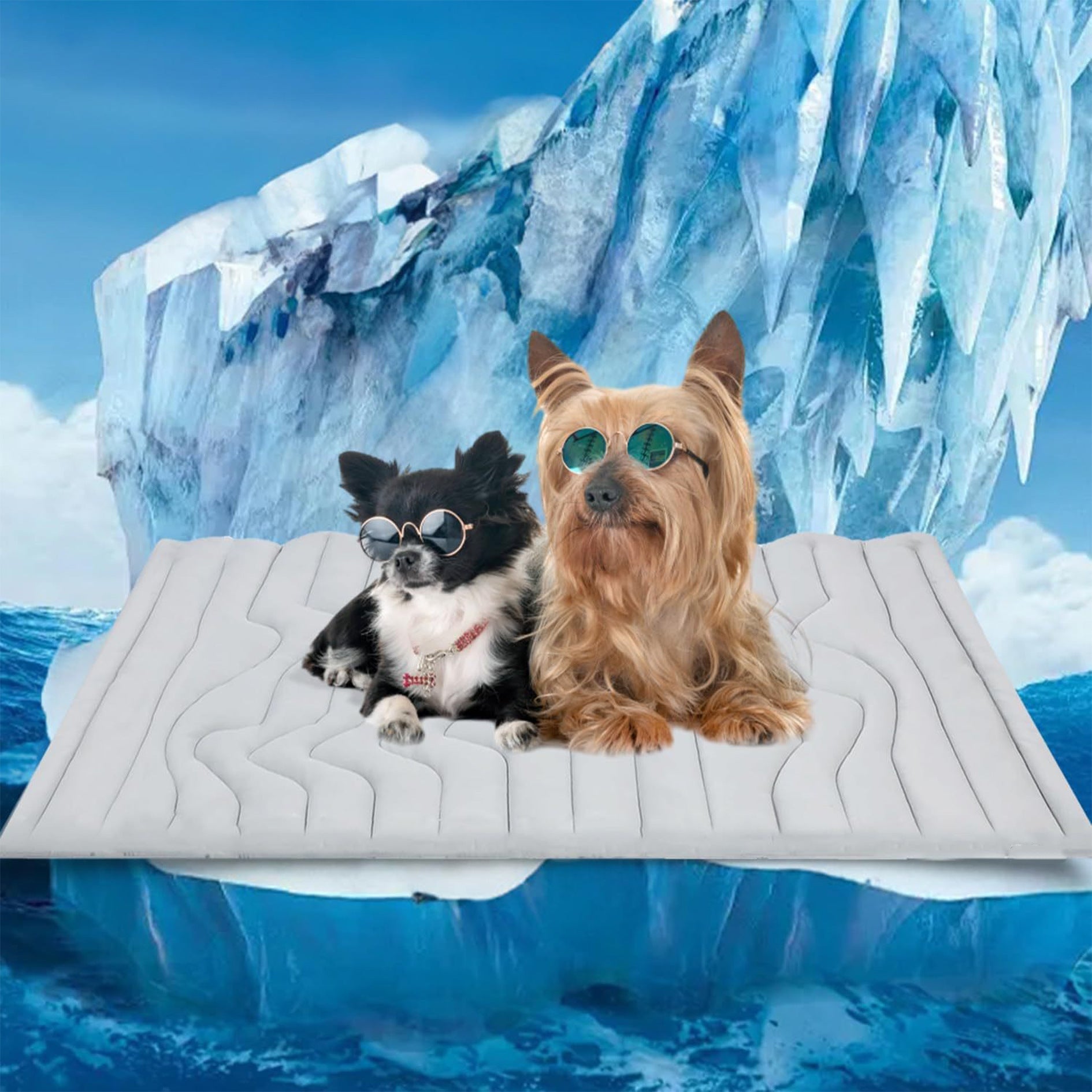 Factory direct supply of pet cooling mats, summer cooling pads, heatstroke prevention and cooling dog mats, portable dog beds, waterproof dog kennels.