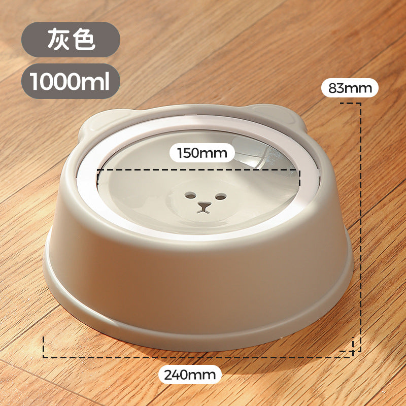 Floating water bowl for dogs that keeps their mouths dry, automatic water dispenser for cats, anti-tipping cat bowl, pet water bowl, dog bowl, pet bowl