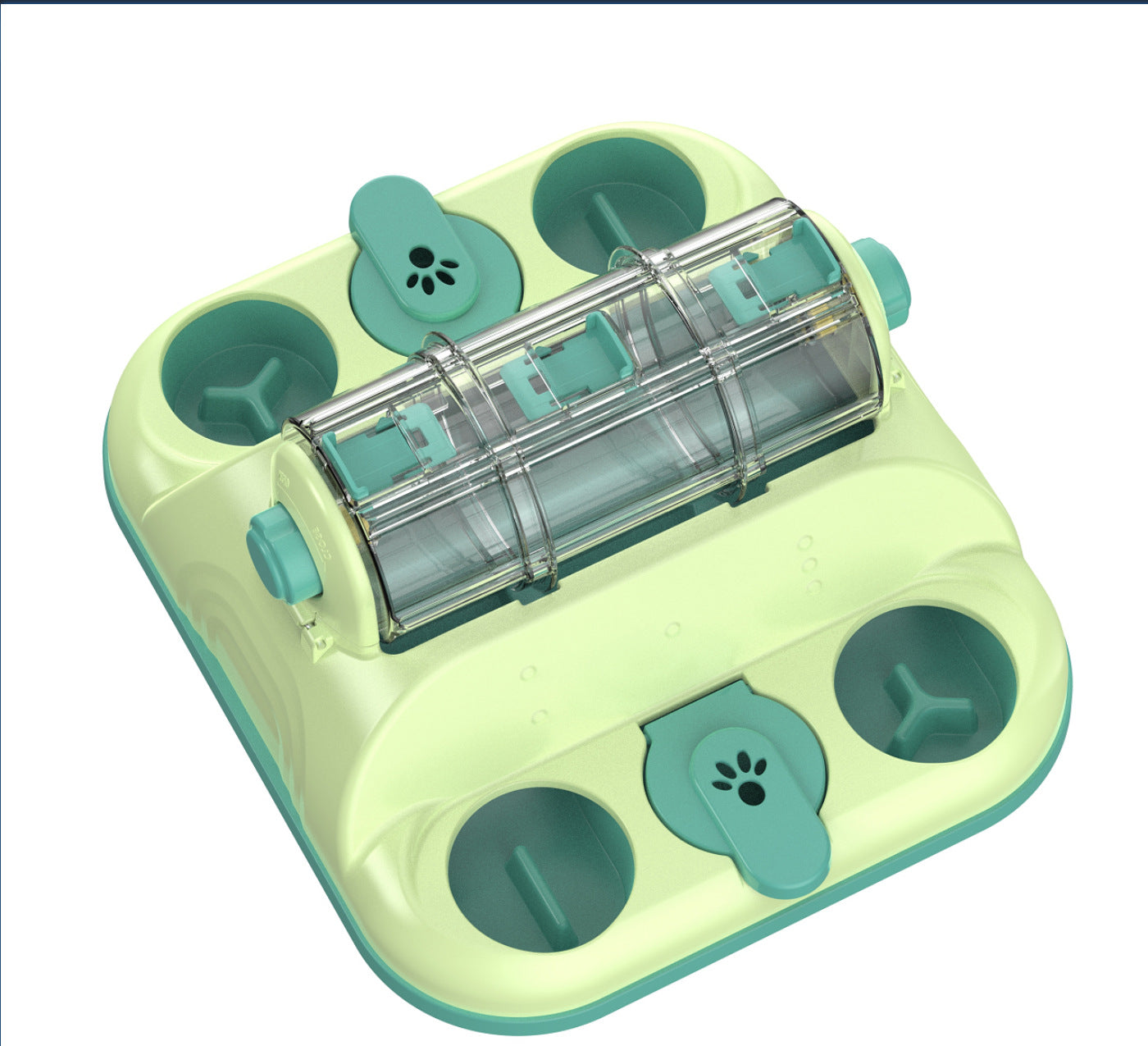 Popular pet feeder, Amazon dog toy, educational, push-button food dispenser, wholesale slow food bowl.