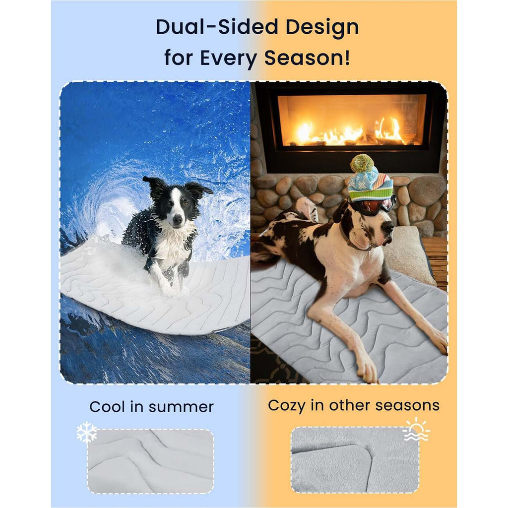 Factory direct supply of pet cooling mats, summer cooling pads, heatstroke prevention and cooling dog mats, portable dog beds, waterproof dog kennels.