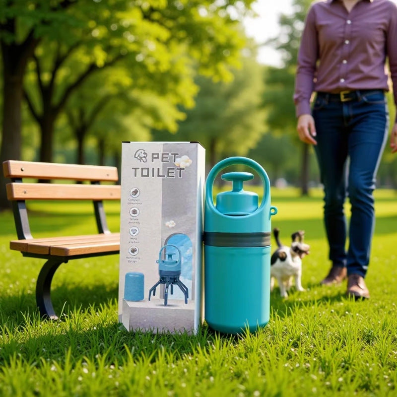 New cross-border pet poop picker, outdoor portable six-pronged poop scooper, dog poop garbage bag, poop scooping tool, in stock.