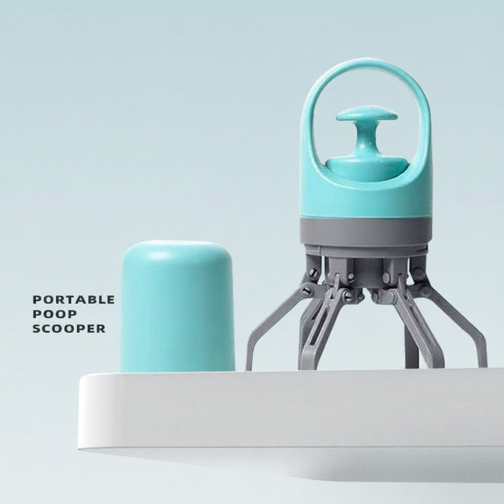 New cross-border pet poop picker, outdoor portable six-pronged poop scooper, dog poop garbage bag, poop scooping tool, in stock.