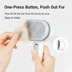 Pet cat and dog hair comb deep remove floating hair dog brush cat brush long hair brush cat hair cleaner
