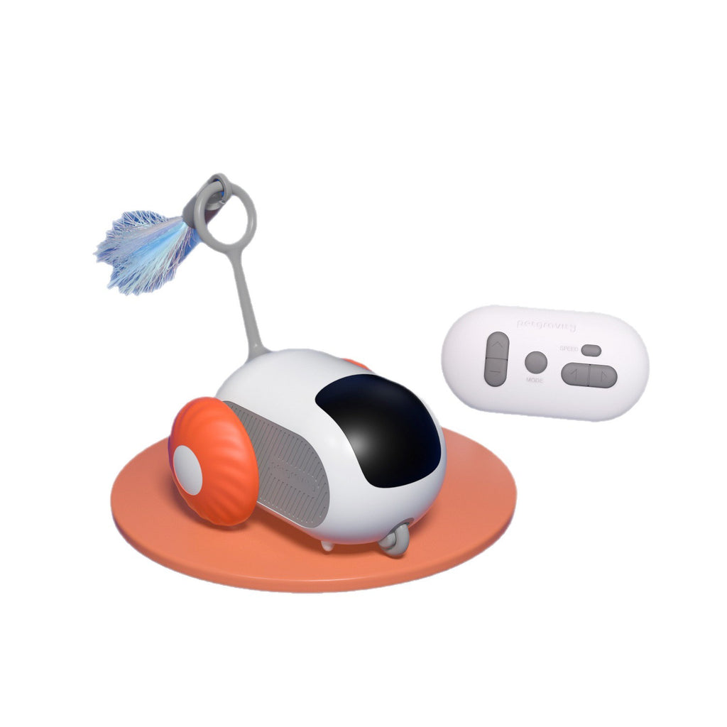 Pet Gravity Smart Car Remote Control Electric Cat Toy Self-Entertainment and Puzzle Relief Rolling Ball Pet Cat Teasing Toy Ball